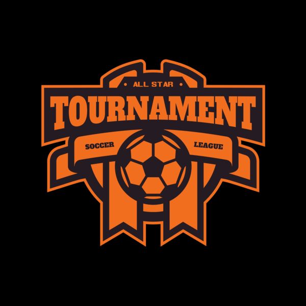 Tournament Soccer league logo template Thumbnail